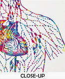 Lymphatic System Watercolor Print Endocrinology Lymph Nodes Anatomy Endocrionologist Gift Clinic Massage Therapy Wall Art Medical Art-2856