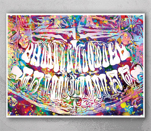 Dental X-RAY Watercolor Print Tooth Anatomy Teeth Dental Clinic Decor Medical Art Dentistry Student Pan X Ray Orthodontist Dentist Gift-735