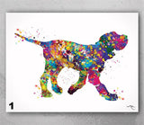 Italian Spinone Watercolor Print Personelized Memorial Gift Pet Spinone Italiano Doglover Gift Pet Animal Spinone Dog Poster Dog Art-1589