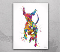 Hungarian Vizsla Dog Watercolor Print Magyar Dog Pet Gift Dog Love Puppy Friend Dog Art Customizable Animal Poster Vizsla Poster Dogart-1450