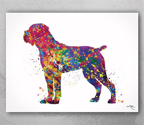 Cane Corso Watercolor Print Cane Corso Art Print Poster Dog Breed Gift Pet Dog Love Puppy Friend Animal Dog Poster Custom Pet Portrait-2770