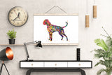 Boxer Dog Watercolor Print Doglover Gift Animal Print Dog Art Boxer Poster Dog Poster Dog Lover Custom Pet Gift Wall Hanging Wall Art-1851