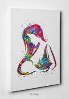 Breastfeeding Mother Watercolor Print Mom Newborn Doula Pregnancy Gift Obstetrician Nursing Baby Shower New Mum Art Clinic Midwife Gift-124