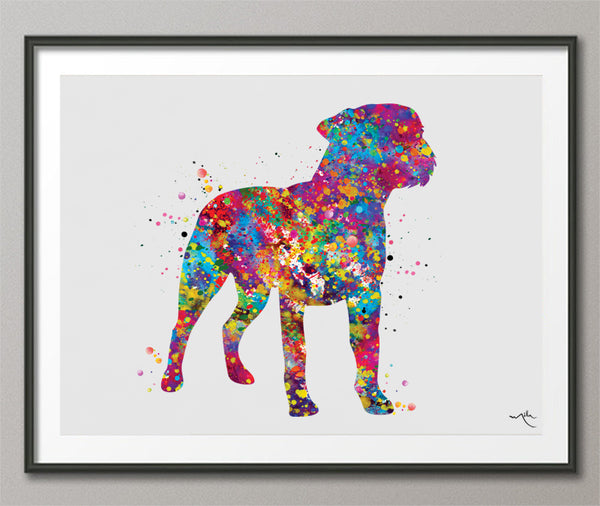 Border Terrier Watercolor Print Terrier Puppy Art Decor Terrier Art Gift Doglover Memorial Dog Pet Loss Love Friend Poster Dog Art-300