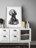 Human Anatomy Watercolor Print Torso Anatomical Decor Medical Art Human Anatomy Art Print Clinic Office Decor Doctor Print Wall Hanging-1728