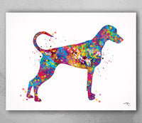 Doberman Watercolor Print Doberman Print Poster Gift Pet Naturel Ear and Tail Animal Dog Doberman Guard Security Doglover Decor Dog Art-1844