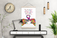 Elephant Love Quote Watercolor Print Kiss Love Couple Wedding Housewarming Gift Wall Art Wall Decor Art Anniversary Gift Wall Hanging-1872
