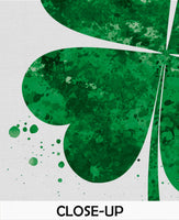 Four Leaf Clover Watercolor Print Wall Art Office Decor Saint Patricks Day Irish Symbol Housewarming Gift Home Decor Shamrock Wall Decor-443