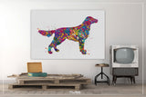 Flat Coated Retriever Watercolor Dog Print Pet Gift Pet Loss Gift Dog Love Puppy Doglover Poster Dog Art Customizable Animal Pet Poster -550