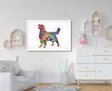 Golden Retriever Watercolor Dog Print Pet Gift Pet Dog Love Puppy Friend Dog Poster Dog Art Customizable Animal Pet Poster Dog Poster-1749