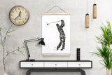 Golf Watercolor Print Gift for Golfers Golf Gift Golfer Golf Sports Painting Golf Poster Man Cave Art Gifts for Him Golf Art Wall Art-1864