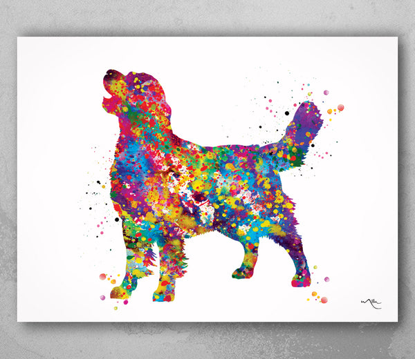 Golden Retriever Watercolor Dog Print Pet Gift Pet Dog Love Puppy Friend Dog Poster Dog Art Customizable Animal Pet Poster Dog Poster-1749