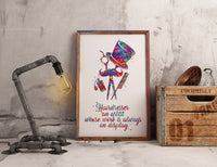 Hairdresser Barber Watercolor Print Hair Salon Decor Wall Art Hairstylist Gift Man Beauty Salon Decor Hairdressing Art Barber Wall Art-1786