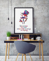 Hairdresser Barber Watercolor Print Hair Salon Decor Wall Art Hairstylist Gift Man Beauty Salon Decor Hairdressing Art Barber Wall Art-1786