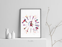 Hairdresser Watercolor Print Hair Salon Decor Wall Art Hairstylist Gift Beauty Salon Hairstylist Hairdressing Art Hair Studio Wall Art-1791