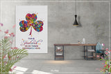 Ireland Shamrock Quote Watercolor Print Wall Art Office Decor Wedding Gift Poster Irish Map Quote Wall Decor Art Home Decor Wall Hanging-544