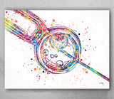 IVF Art Watercolor Print Embryonic Art Gynecology Medical Art In Vitro Fertilization OBGYN Infertility Fertility Clinic Office Decor-1719