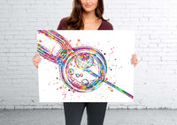 IVF Art Watercolor Print Embryonic Art Gynecology Medical Art In Vitro Fertilization OBGYN Infertility Fertility Clinic Office Decor-1719