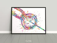 IVF Art Watercolor Print Embryonic Art Gynecology Medical Art In Vitro Fertilization OBGYN Infertility Fertility Clinic Office Decor-1719