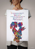 Mother and Daughter Watercolor Print Mother and Baby Kids Midwifery Memorial Gift Memory gift New Mum Baby Shower Art Mother Day Gift-1823