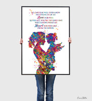 Mother and Daughter Watercolor Print Mother and Baby Kids Midwifery Memorial Gift Memory gift New Mum Baby Shower Art Mother Day Gift-1823