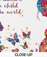 Pregnant Woman Quote Watercolor Print Pregnancy Mom Gift Butterfly Obstetrician Nursing Baby Shower New Mum Mother Gift Midwife Gift-1698