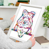 Quokka Watercolor Print Art Wall Art Poster Nursery Wall Decor Housewarming Gift Cute Animal Poster Happy Australian Animal Wall Art-1882