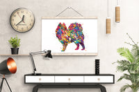 Samoyed Dog Watercolor Print Dog Print Pet Gift Dog Love Puppy Friend Dog Poster Dog Art Customizable Animal Pet Poster Dog Poster-1852