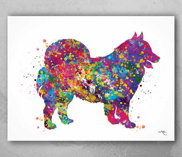 Samoyed Dog Watercolor Print Dog Print Pet Gift Dog Love Puppy Friend Dog Poster Dog Art Customizable Animal Pet Poster Dog Poster-1806