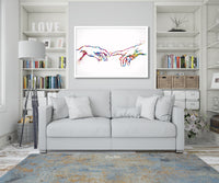 The Creation of Adam Watercolor Art Print Renaissance Decor Michelangelo Wall Art Hand Poster Housewarming Gift Modern Wall Hanging-1889