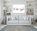 The Creation of Adam Watercolor Art Print Renaissance Decor Michelangelo Wall Art Hand Poster Housewarming Gift Modern Wall Hanging-1889