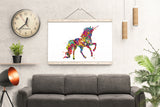 Unicorn Watercolor Print Wall Decor Nursery Decor Girls Room Decor For Girls Rainbow Horse Kids Room Birthday Gift Fantasy Art Wall Art-476