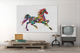 Horse Watercolor Print Personelized Horse Lover Art Print Wall Decor Nursery Decor Horse Gift Art Home Decor Wall Hanging Horse Wall Art-10 - CocoMilla