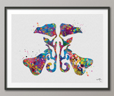 Sinus Anatomy Watercolor Print ENT Doctor Sinusitis Clinic Medical Art Medical Office Ear Nose Throat Surgeon Gift ENT Office Surgery-1492 - CocoMilla