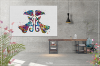 Sinus Anatomy Watercolor Print ENT Doctor Sinusitis Clinic Medical Art Medical Office Ear Nose Throat Surgeon Gift ENT Office Surgery-1492 - CocoMilla