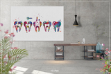 Endodontic Therapy Watercolor Print Root Canal Treatment Tooth Dental Clinic Decor Art Dentistry Office Medical Graduaiton Dentist Gift-1424 - CocoMilla
