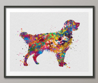 Golden Retriever Watercolor Dog Print Pet Gift Pet Dog Love Puppy Friend Dog Poster Dog Art Customizable Animal Pet Poster Dog Poster-1139 - CocoMilla