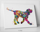 Italian Spinone Watercolor Print Personelized Memorial Gift Pet Spinone Italiano Doglover Gift Pet Animal Spinone Dog Poster Dog Art-1589 - CocoMilla