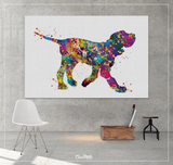 Italian Spinone Watercolor Print Personelized Memorial Gift Pet Spinone Italiano Doglover Gift Pet Animal Spinone Dog Poster Dog Art-1589 - CocoMilla