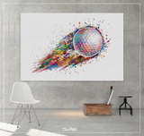 Golf Ball Watercolor Print Gift for Golfers Golf Gift Golfer Golf Sports Painting Golf Poster Art Gifts for Him Game Art Golf Wall Art -395 - CocoMilla