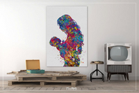 Mother and Baby Watercolor Print Mother and Son Mother and Daughter Mother and Children Mother and Kids New Mum Baby Shower Midwife-1666 - CocoMilla