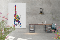 Rhythmic Gymnastics with Ball Watercolor Print Sports Art Teen Room Decor Nursery Art Sports Gift Girls Bedroom Decor Wall Art for Kids-1301 - CocoMilla