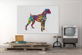 Boxer Dog, Watercolor Print, Doglover gift, Animal Print, Dog Art, Boxer Poster, Dog Poster, Pet Wall Decor, Custom Pet, Wall Hanging-1503 - CocoMilla