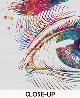Human Eye Watercolor Print Optometrist Gift Optician Poster Eye Doctor Art Medical Art Ophthalmology Wall Art Eye Clinic Wall Art Decor-115 - CocoMilla