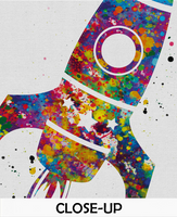 Rocket Nursery Print Watercolor Print Space Boy Gift Wall Art Kids Room Decor Poster Wall Decor Astronaut Gift Nursery Decor Bedroom -1273 - CocoMilla