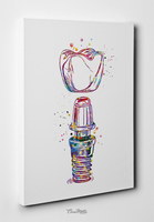 Dental Implant Art Watercolor Print Tooth Anatomical Dental Clinic Decor Dentistry Student Science Graduaiton Dentist Gift Doctor Art-1093 - CocoMilla