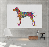 Rhodesian Ridgeback Dog Watercolor Print Dog Print Custom Dog Print Dog Art Nursery Dog Wall Doglover Rhodesian Ridgeback Poster Puppy-1522 - CocoMilla