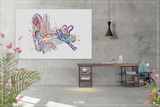 Ear Anatomy Watercolor Print Audiologist Gift Audiology Poster Science Art Ear Diagram Ear Poster Anatomical Office Decor Medical Art-1138 - CocoMilla