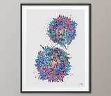 T-Cells Watercolor Print Immune Cells Medical Art Science Histology T Cells Biology Art Oncology immunology Clinic Office Cancer Chemo-1473 - CocoMilla