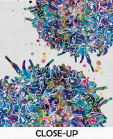 T-Cells Watercolor Print Immune Cells Medical Art Science Histology T Cells Biology Art Oncology immunology Clinic Office Cancer Chemo-1473 - CocoMilla